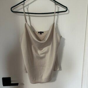 Satin Scoop Neck Blouse
